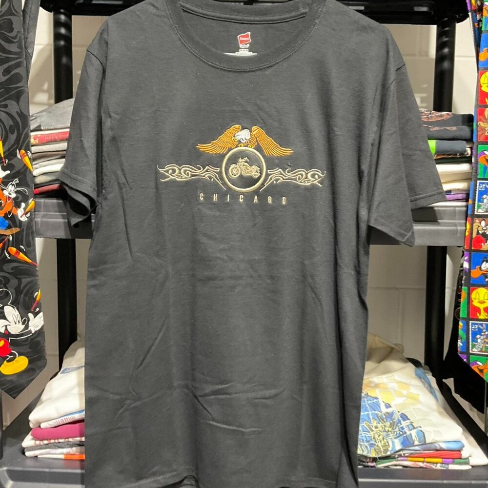 Vintage Y2K biker tee